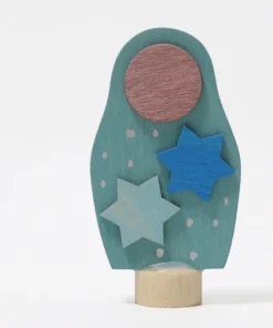 Grimm's Geburtstagsring Steckfigur | Matroschka blau