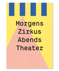 Kleine Prints Postkarte | Zirkus