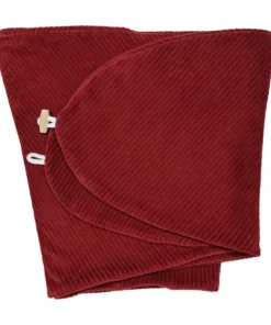 Hobea Bezug für Stillkissen | Cord dunkelrot