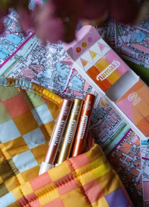 Namaki Kinder BIO Glitzer Schminkstifte Set | Sunshine