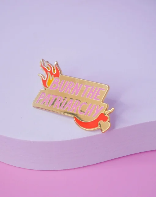 MALICIEUSE Ansteck Pin | Burn the Patriarchy – Bild 2