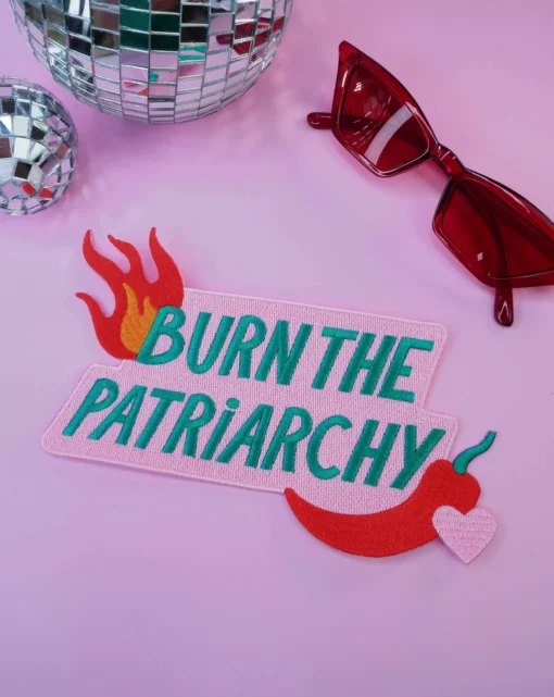 MALICIEUSE Bügel Patch | Burn the Patriarchy XL