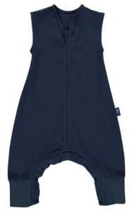 Alvi® Musselin Schlafsack mit Beinen Light Mull | Poseidon