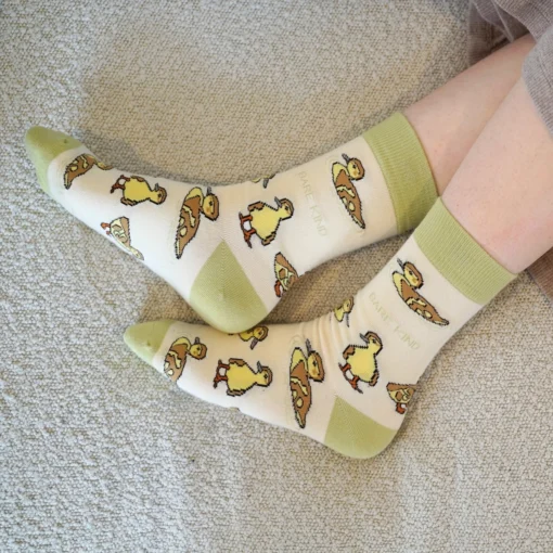 Bare Kind Bambus Socken ERW | Ente weiss – Bild 8
