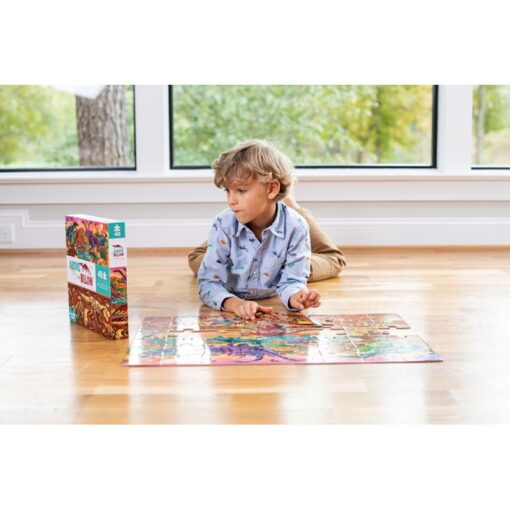 CROCODILE CREEK Puzzle 48 PCS (ab 4 Jahren) Above & Below | Dino – Bild 2