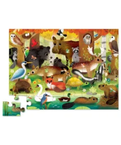 CROCODILE CREEK Puzzle 36 PCS (ab 3 Jahren) | Waldfreunde
