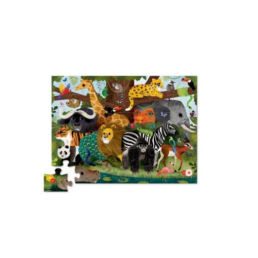 CROCODILE CREEK Puzzle 36 PCS (ab 3 Jahren) | Jungelfreunde – Bild 3