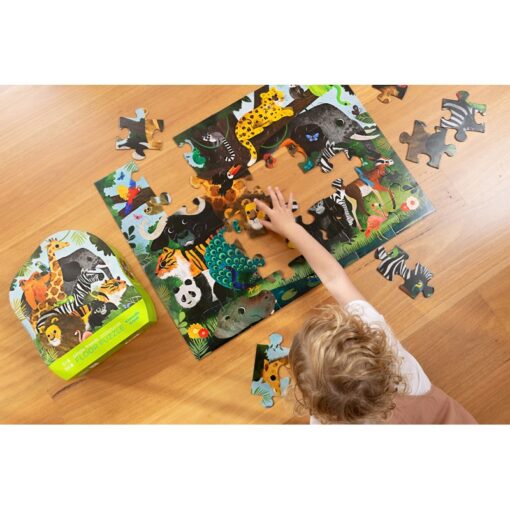 CROCODILE CREEK Puzzle 36 PCS (ab 3 Jahren) | Jungelfreunde – Bild 2