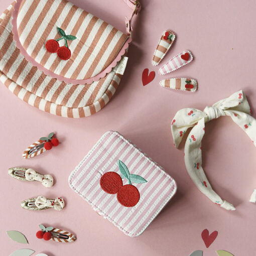 Rockahula Kinder Tasche | Stripy Cherry Scallop
