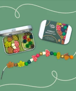 Cotton Twist Holzperlen Kreativ Set Armband Dose | Forest