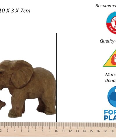 Wudimals® Tierspielzeug aus Holz | Elefantenkind