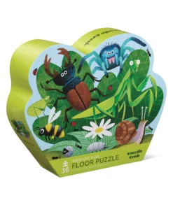 CROCODILE CREEK Puzzle 36 PCS (ab 3 Jahren) | Insekten im Garten