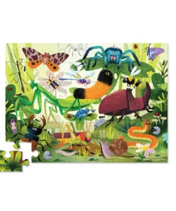 CROCODILE CREEK Puzzle 36 PCS (ab 3 Jahren) | Insekten im Garten