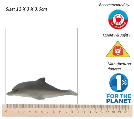 Wudimals® Tierspielzeug aus Holz | Delfin