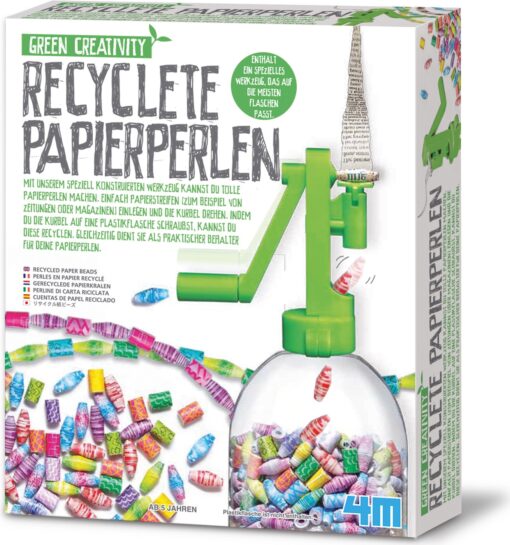 4M Green Creativity Set | Recyclete Papierperlen