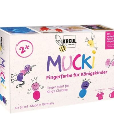 Kreul Mucki Fingerfarben | Königskinder (6x50ml)