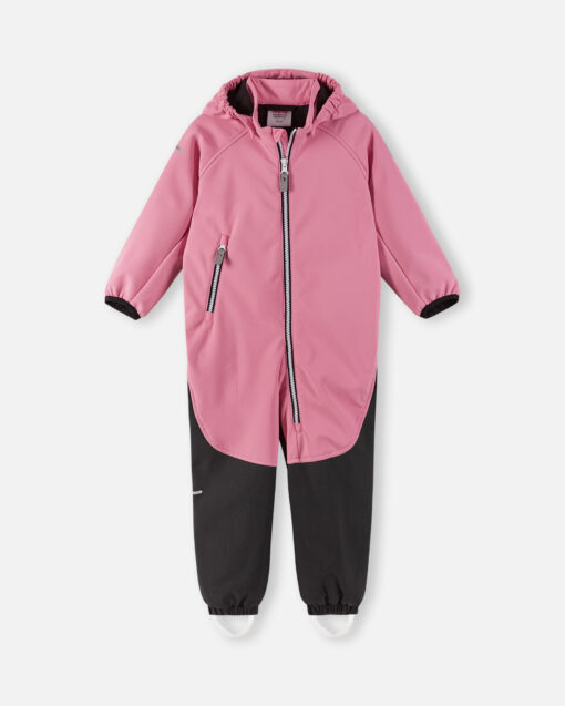 REIMA Softshell overall Mjosa | sunset pink