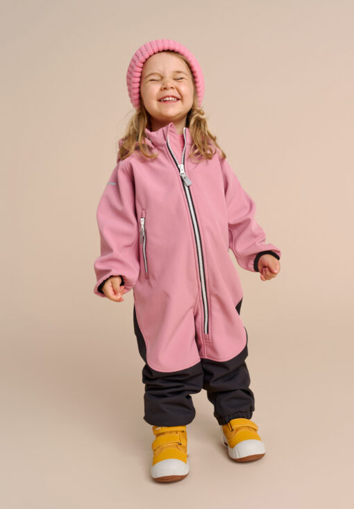 REIMA Softshell overall Mjosa | blush rose