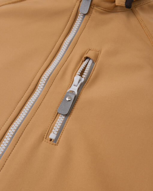REIMA Softshell Jacke Vantti | Peanut Brown – Bild 6