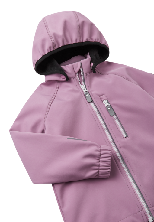 REIMA Softshell Jacke Vantti | grey pink