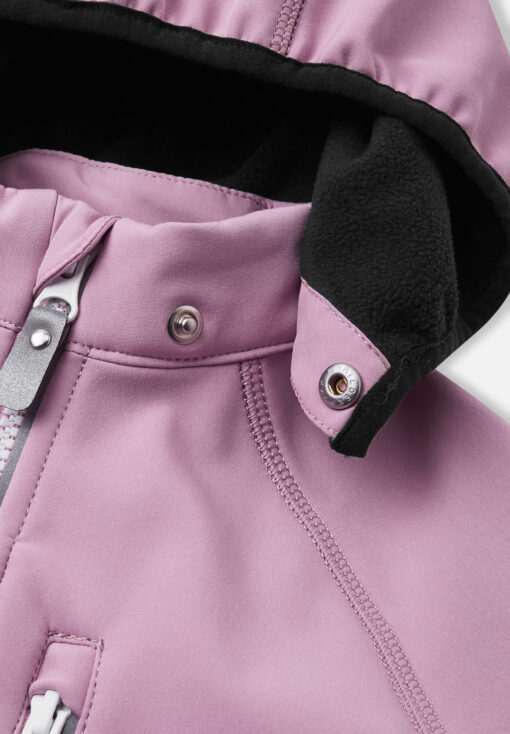 REIMA Softshell Jacke Vantti | grey pink