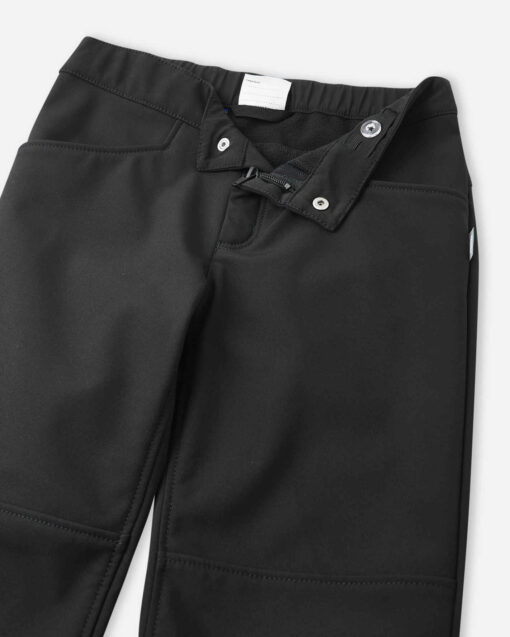 REIMA gefütterte Softshellhose MIGHTY | Schwarz – Bild 6