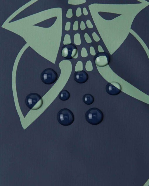 REIMA Fleecegefütterte Kinder Regenjacke Koski | navy – Bild 5