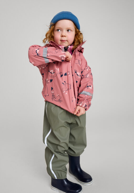 REIMA Kinder Regenhose Lammikko | Greyish green – Bild 10