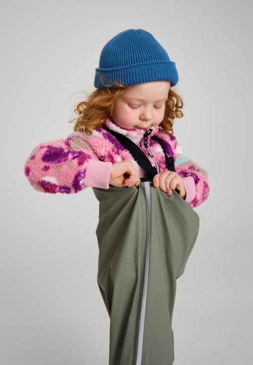 REIMA Kinder Regenhose Lammikko | Greyish green – Bild 9