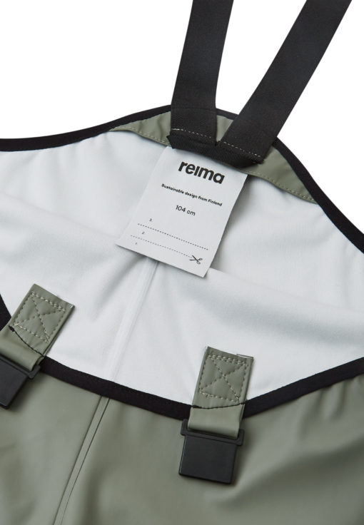 REIMA Kinder Regenhose Lammikko | Greyish green – Bild 5