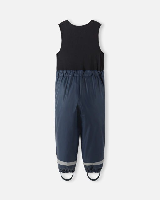 REIMA Fleecegefütterte Kinder Regenhose Loiske | Navy – Bild 3
