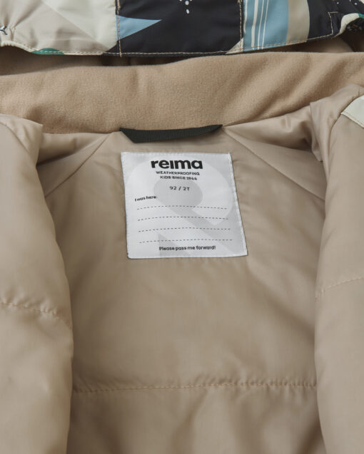 REIMA Wasserdichter Kleinkinder Schneeanzug Puhuri  | earthy beige – Bild 3