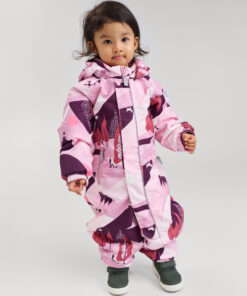 Alternative view of REIMA Wasserdichter Kleinkinder Schneeanzug Puhuri  | grey pink