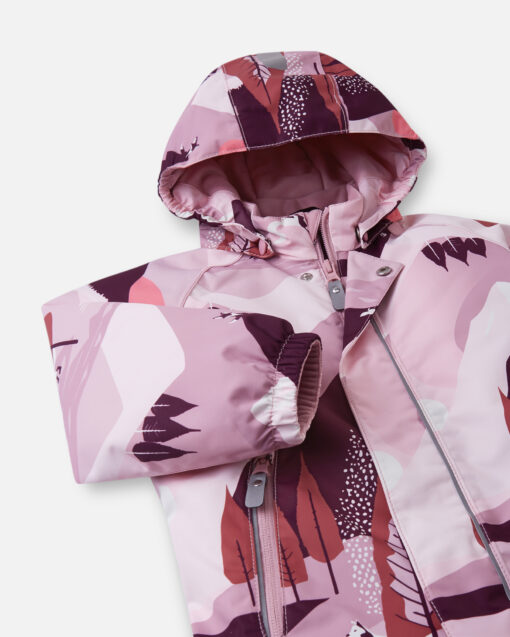 REIMA Wasserdichter Kleinkinder Schneeanzug Puhuri  | grey pink – Bild 8
