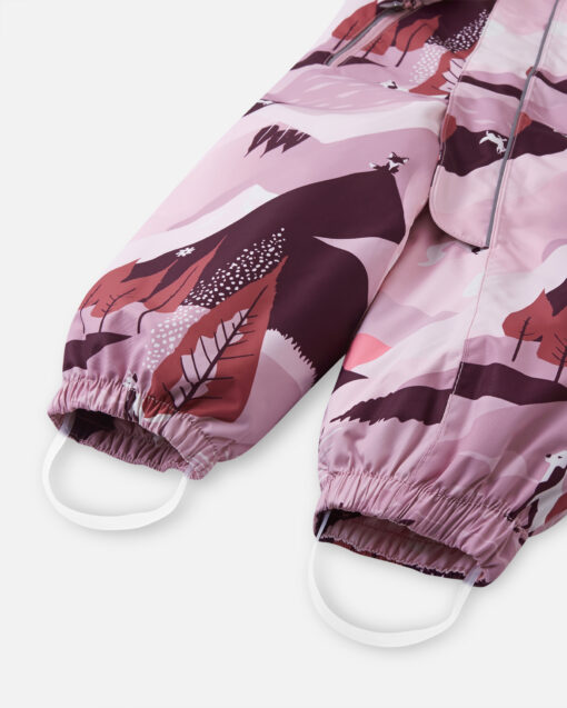 REIMA Wasserdichter Kleinkinder Schneeanzug Puhuri  | grey pink – Bild 6