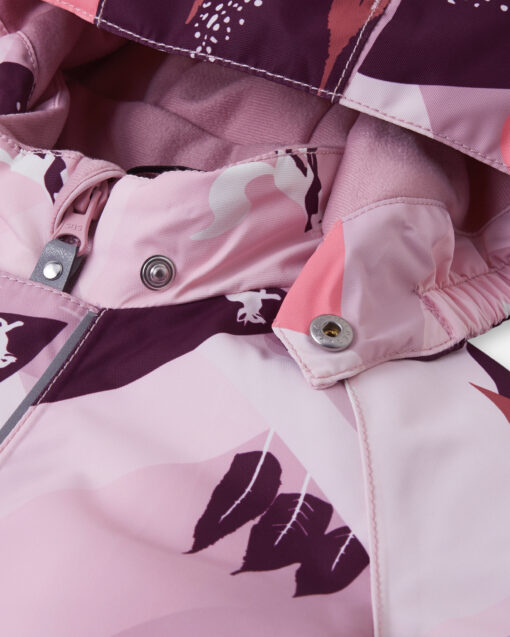 REIMA Wasserdichter Kleinkinder Schneeanzug Puhuri  | grey pink – Bild 9