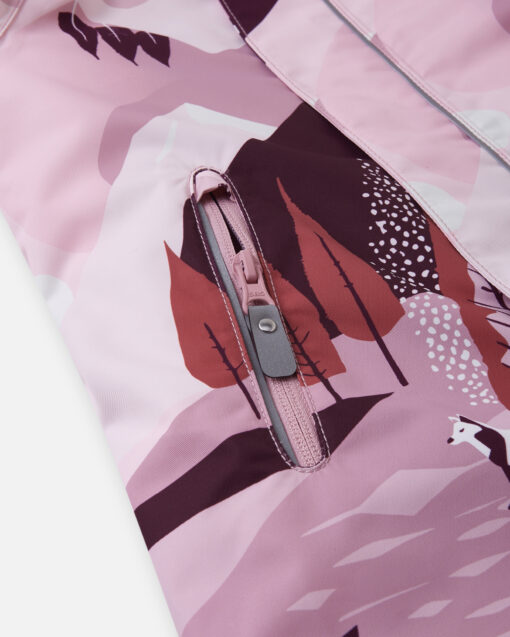REIMA Wasserdichter Kleinkinder Schneeanzug Puhuri  | grey pink – Bild 7