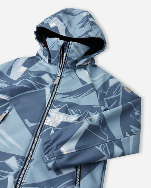 REIMA gefütterte Softshell jacke Aitoo | Cloudy Blue – Bild 7