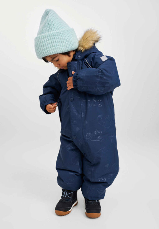 REIMA Wasserdichter Kleinkinder Daunen Overall AAPUA | navy