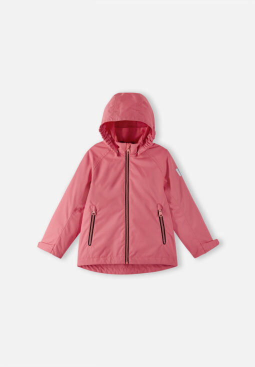 REIMA Wasserdichte Kinder Übergangsjacke Soutu | misty red