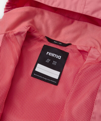 REIMA Wasserdichte Kinder Übergangsjacke Soutu | misty red