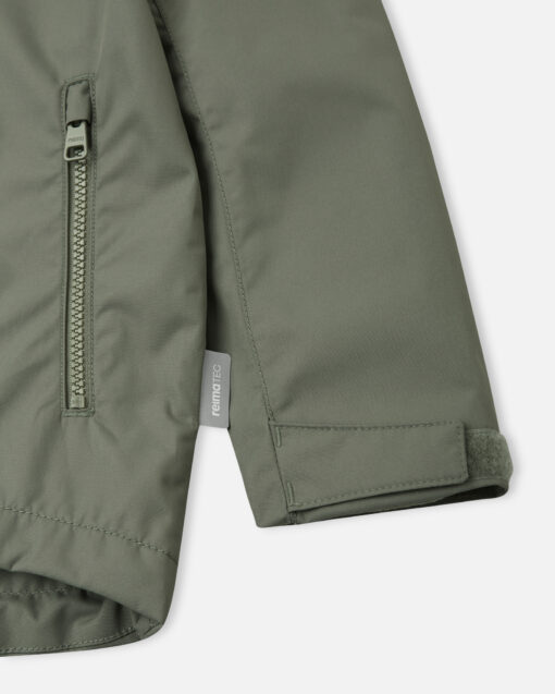 REIMA Wasserdichte Kinder Übergangsjacke Soutu | Greyish green