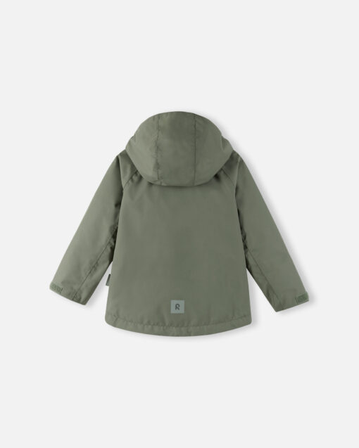 REIMA Wasserdichte Kinder Übergangsjacke Soutu | Greyish green – Bild 2
