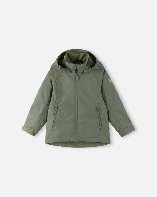 REIMA Wasserdichte Kinder Übergangsjacke Soutu | Greyish green