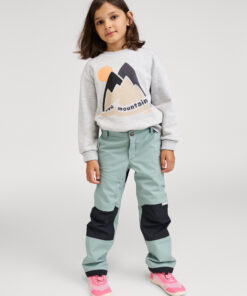 Alternative view of REIMA Wasserdichte Kinder Outdoorhose Sampu | Stone Green