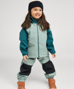 Alternative view of REIMA Wasserdichte Kinder Outdoorhose Samppi | Stone green