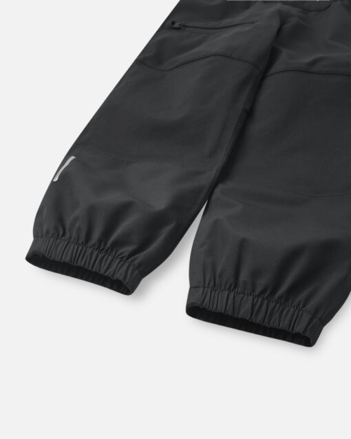 REIMA Wasserdichte Kinder Outdoorhose Samppi | Black – Bild 5