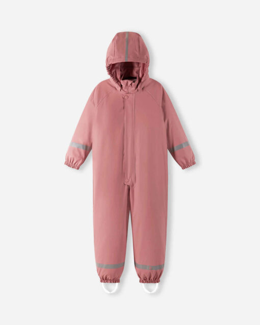 REIMA gefütterter Regenoverall RAPAKKO | Rose blush – Bild 8