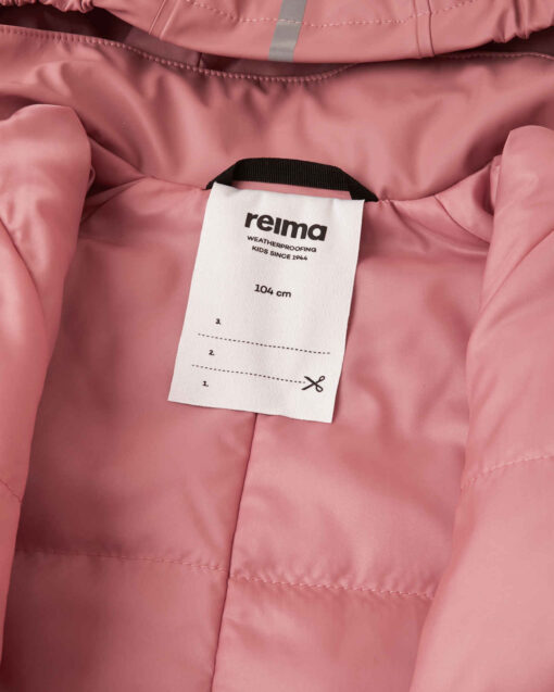 REIMA gefütterter Regenoverall RAPAKKO | Rose blush – Bild 3