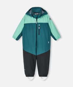 REIMA Kleinkind Softshell Overall ALKAVA | dark teal